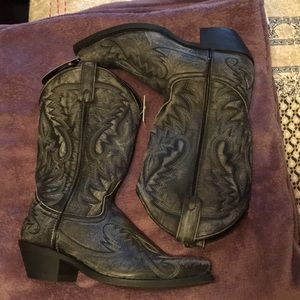 Laredo western black boots